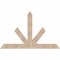 Ekena Millwork Saratoga Smooth Timber Gable Bracket, Douglas Fir, 72"W x 45"H x 5 1/2"D x 5 1/2"F, 15/12 Pitch GBW072X45X0606SAR00SDF - alternate 1